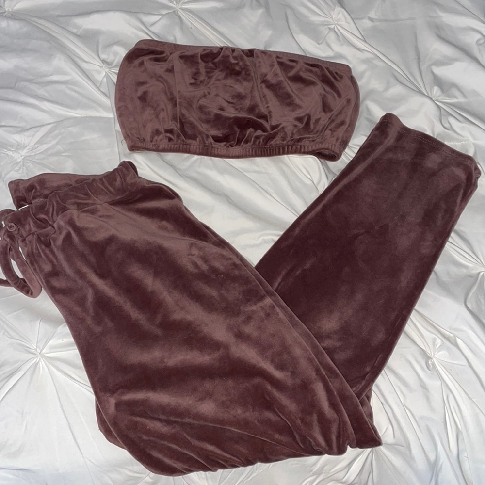 Velour matching set